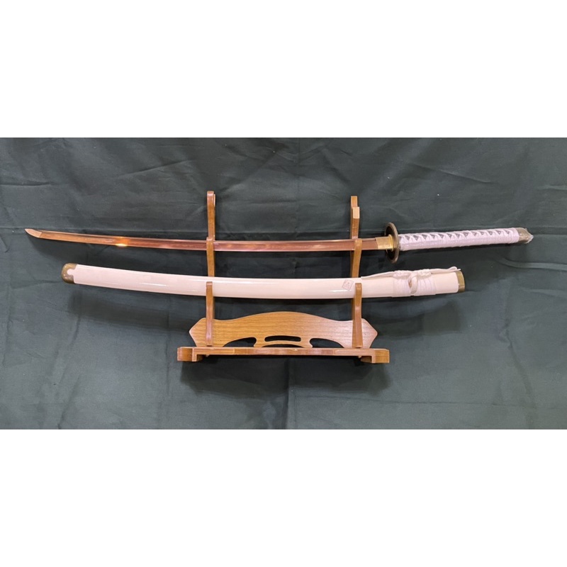 ดาบซามูไร KataNaใบมีดสีทอง เปิดคมเรียบร้อย พร้อมกล่องพร้อมถุงผ้า