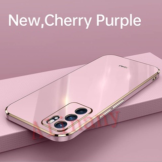 กรณี OPPO Reno6 Z 5G ฝาครอบเคส Soft TPU Electroplating Back Cover Shockproof OPPO Reno 6Z Reno6Z 5G Phone Casing