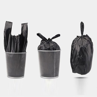 ถุงขยะหูหิ้ว ขนาด 45x60 เซนติเมตร ผลิตเม็ดพลาสติก PE บางแต่เ…