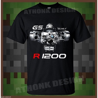 เสื้อยืดวินเทจใหม่ เสื้อยืดผ้าฝ้าย 100% พิมพ์ลาย Bmw Boxer Engine R1200gs Rt 1200 R1200rt R1200r พลัสไซซ์ สําหรับผู้ชาย