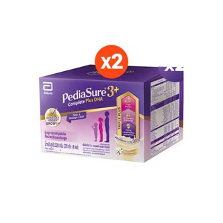 [ส่งฟรี! ขายดี] Pediasure นมผงพีเดียชัวร์ 3+ วานิลลา 2220 กรัม 2 กล่อง