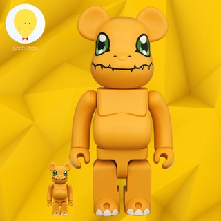 gachabox Bearbrick Agumon 100%+400％ แบร์บริค พร้อมส่ง digimon ดิจิมอน ของแท้ Be@rbrick figure ฟิกเกอร์