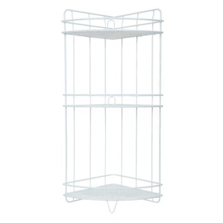 ชั้นวางของเข้ามุม 3 ชั้น MOYA 7133E สีขาวBATH RACK 3 TIER MOYA 7133E WHITE