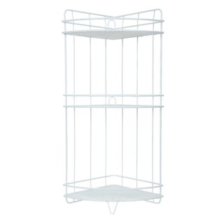 ชั้นวางของเข้ามุม 3 ชั้น MOYA 7133E สีขาวBATH RACK 3 TIER MOYA 7133E WHITE