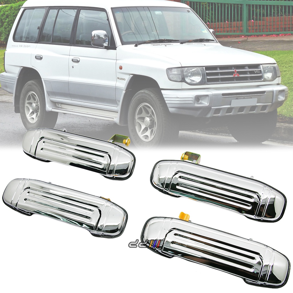 Mitsubishi Pajero V6 Wide Body V45 V46 1997-1999 มือจับประตูด้านนอก (โครเมียม)