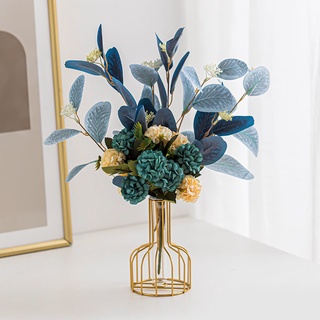 🌸 แจกันประดับ 🌸ดอกไม้ปลอมจำลองดอกไม้ตกแต่งดอกไม้ตกแต่งระดับไ…