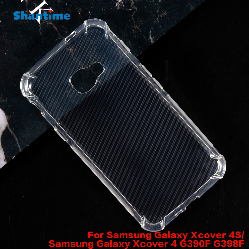 สําหรับ Samsung Galaxy Xcover 4S Samsung Galaxy Xcover 4 G390F G398F เจลซิลิโคนโทรศัพท์ป้องกันกลับ S