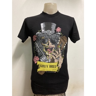 เสื้อวง Guns N Roses สไตล์วินเทจ เสื้อยืดผู้ชาย