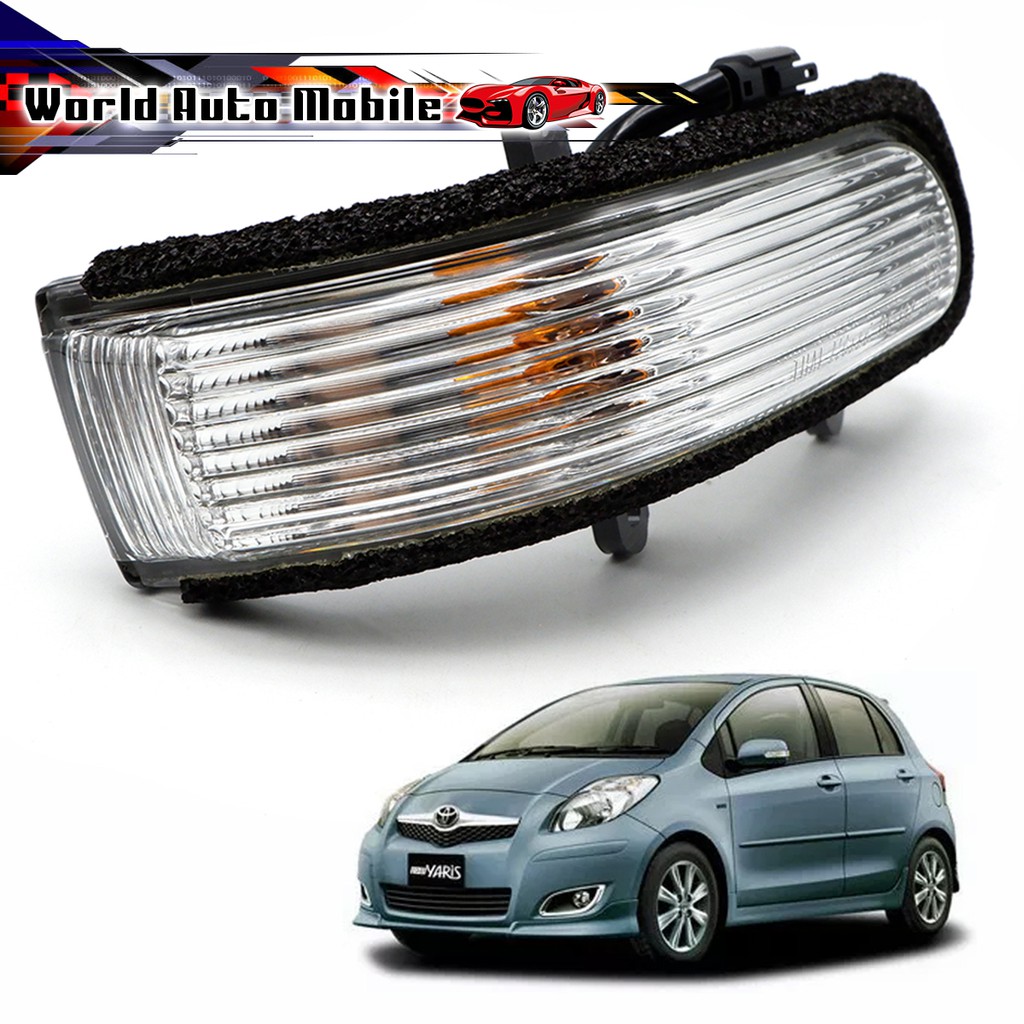 ไฟเลี้ยว มุมกระจก ซ้าย พร้อมหลอดไฟ แท้ Lh Toyota Vios'07,Altis'08,Yaris'06 ปี2006 - 2012