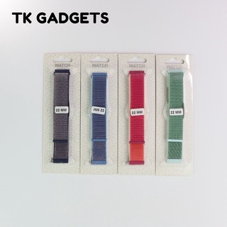 สายผ้า สมาร์ทวอร์ช22mm.ใช้สำหรับGarmin CK23/CK21/Y10/Y20/L8/F35/P80/M31และอื่นๆที่ขนาด22มม.