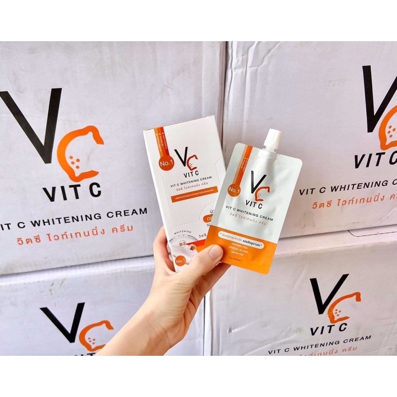 ✨ ครีม vc  ✨ 📍ราคาซองละ 49 บาท 📍ขายแต่ของแท้ไม่แท้ยินดีคืนเงิน