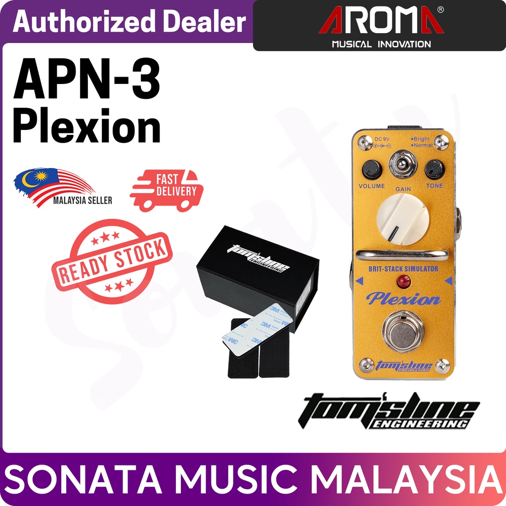 AROMA APN-3 PLEXION Stack Sound Distortion Effect Guitar Pedal True Bypass