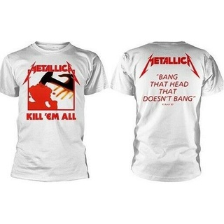 เสื้อผ้าผชเสื้อยืด พิมพ์ลายวง Metal Bands Killed All สําหรับผู้ชายS-5XL