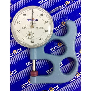TECLOCK ไดอัลเกจวัดความหนา ขนาด 10มิล ความละเอียด 0.01มิล รุ่น SM-112