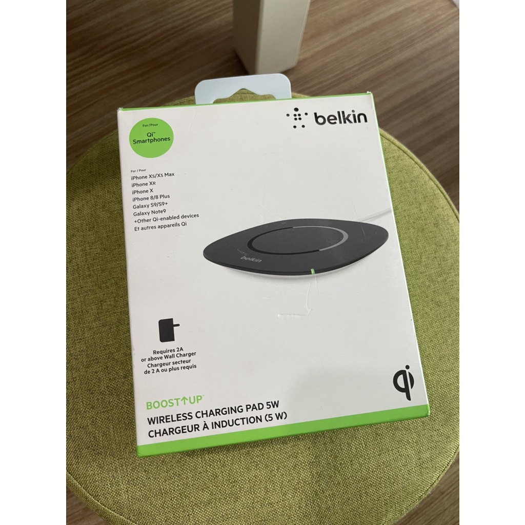 ❗❗ แท่นชาร์จไร้สาย BELKIN  (สีดำ) รุ่น F8M747BT แท้ 💯 📣 สินค้าค้าลดล้างราคา 📣 มีชิ้นเดียว