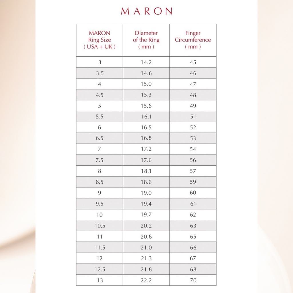 MARON - Happy Lining Ring แหวนเงินแท้ 925 ฝังพลอยเพทายสีขาว