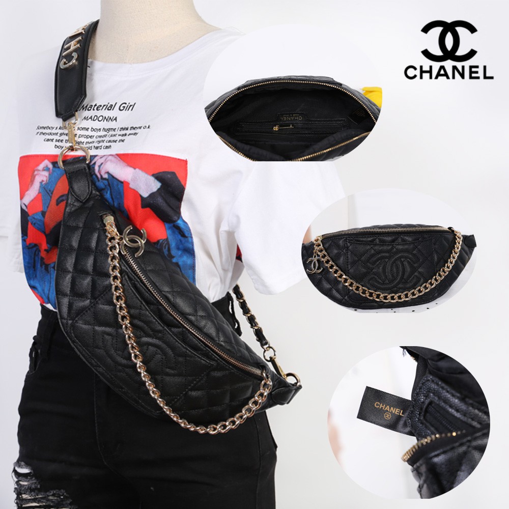 Chanel Waist Bag With Chain VIP Gift With Purchase (GWP) Shopee Thailand