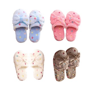 Lovely Lovely Home Slippers รองเท้าแตะผ้าฝ้ายรองเท้ากันลื่นในร่ม