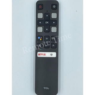 รีโมททีวี  TCL รุ่น MRC820V MRC802C  ( รองรับคำสั่งเสียง ) มีปุ่มคำสั่ง Netflix