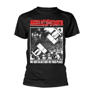 ขายดี!ขายดี เสื้อยืด พิมพ์ลาย Angelic Upstarts We Gotta Get Out Of This Place - JBfcdd99GDklng74 สไตล์คลาสสิกS-5XL