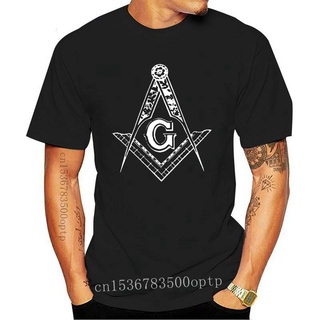 T-shirt  สัญลักษณ์มาโซนิค Freemasons Illuminati ผ้าฝ้าย ระบายอากาศ สไตล์ยูโร แฟชั่นฤดูร้อนS-5XL