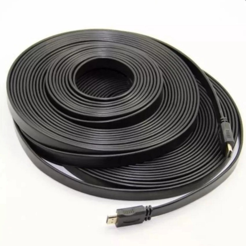 สายHDMI M/M 2 เมตร v1.4 แบบแบน (Black) (Black)  #345