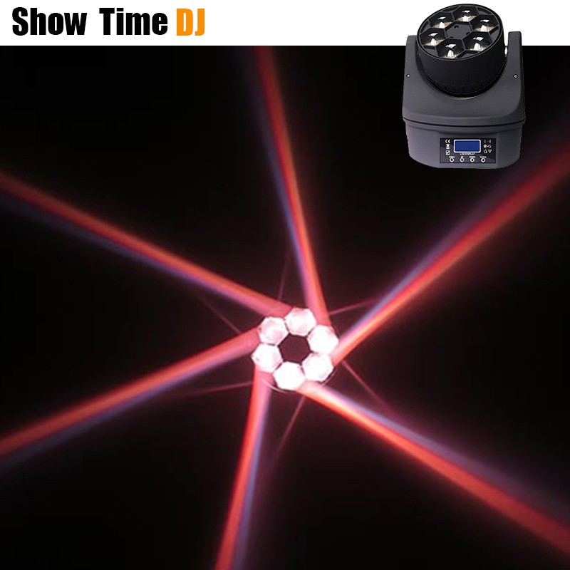 Good Effect Disco Led Bee Eye Moving Head Dj Light 6 Bee Led Spot Lite ใช้สําหรับปาร์ตี้ KTV Bar KTV