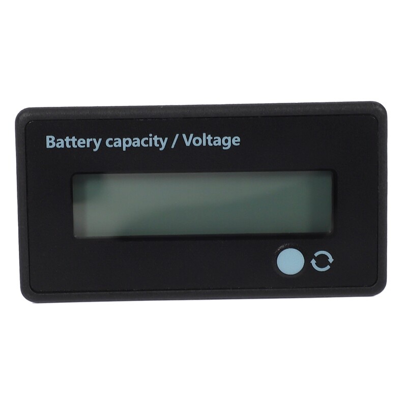 12V 24V 36V 48V Battery Meter, Battery Capacity Voltage Indicator, Lead-Acid & Lithium Ion Battery C
