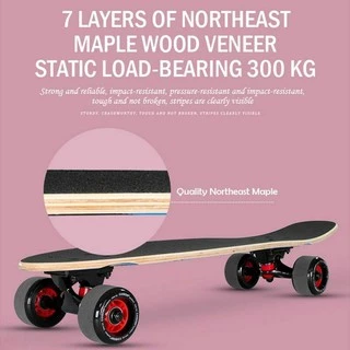 Skateboard Skateboard สเก็ตบอร์ด สเก็ตบอร์ดผู้ใหญ่ ทรงปลา 68 เซนติเมตร