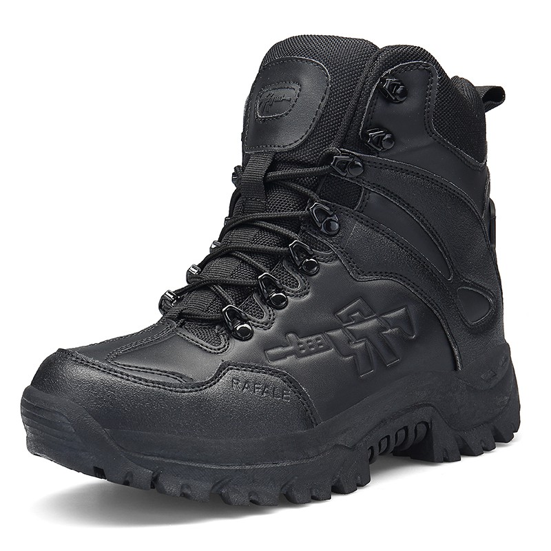 Middle Cut Man's Tactical Boots Wear-resistant Breathable Hiking Boots