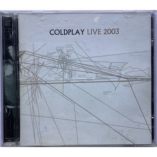 CD + VCD ซีดีเพลง + วีซีดี Coldplay Live 2003 ลิขสิทธิ์