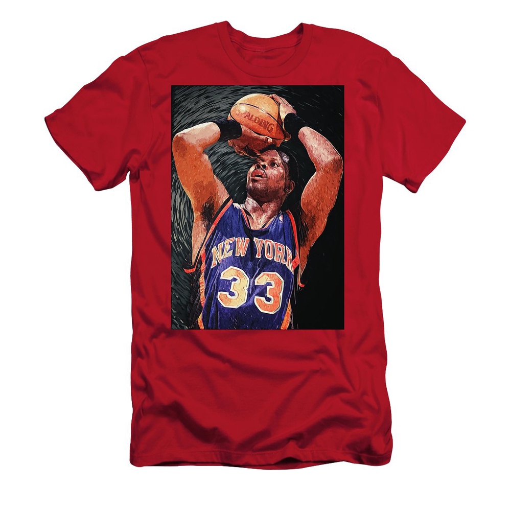 กราฟิก Patrick Ewing Mens Tshirt วันขอบคุณพระเจ้า