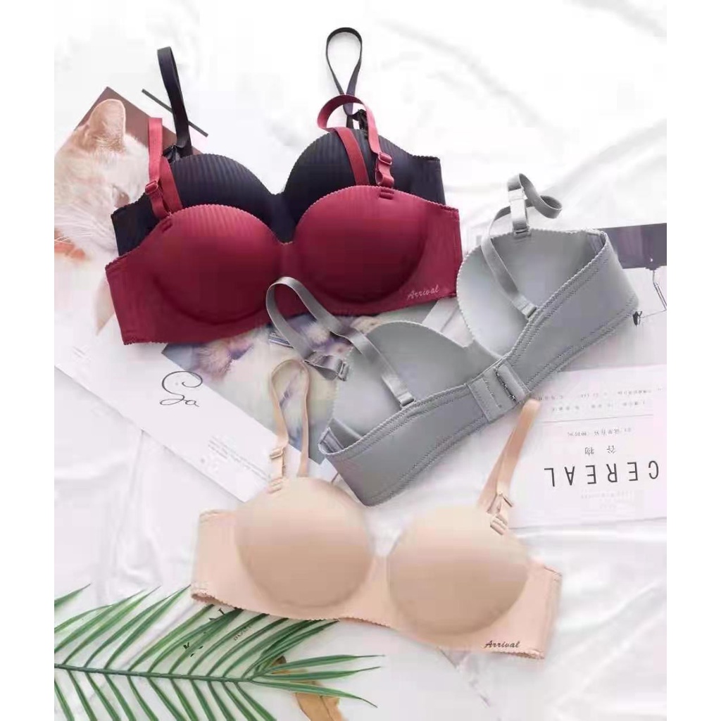 แนวนอน Supple Bra 2288 บรา Super Anti-slip Super Push Up ไร้ขอบ 2288