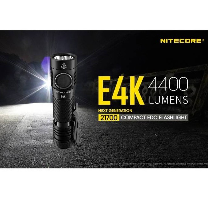 ไฟฉาย Nitecore E4K 4400 Lumens
