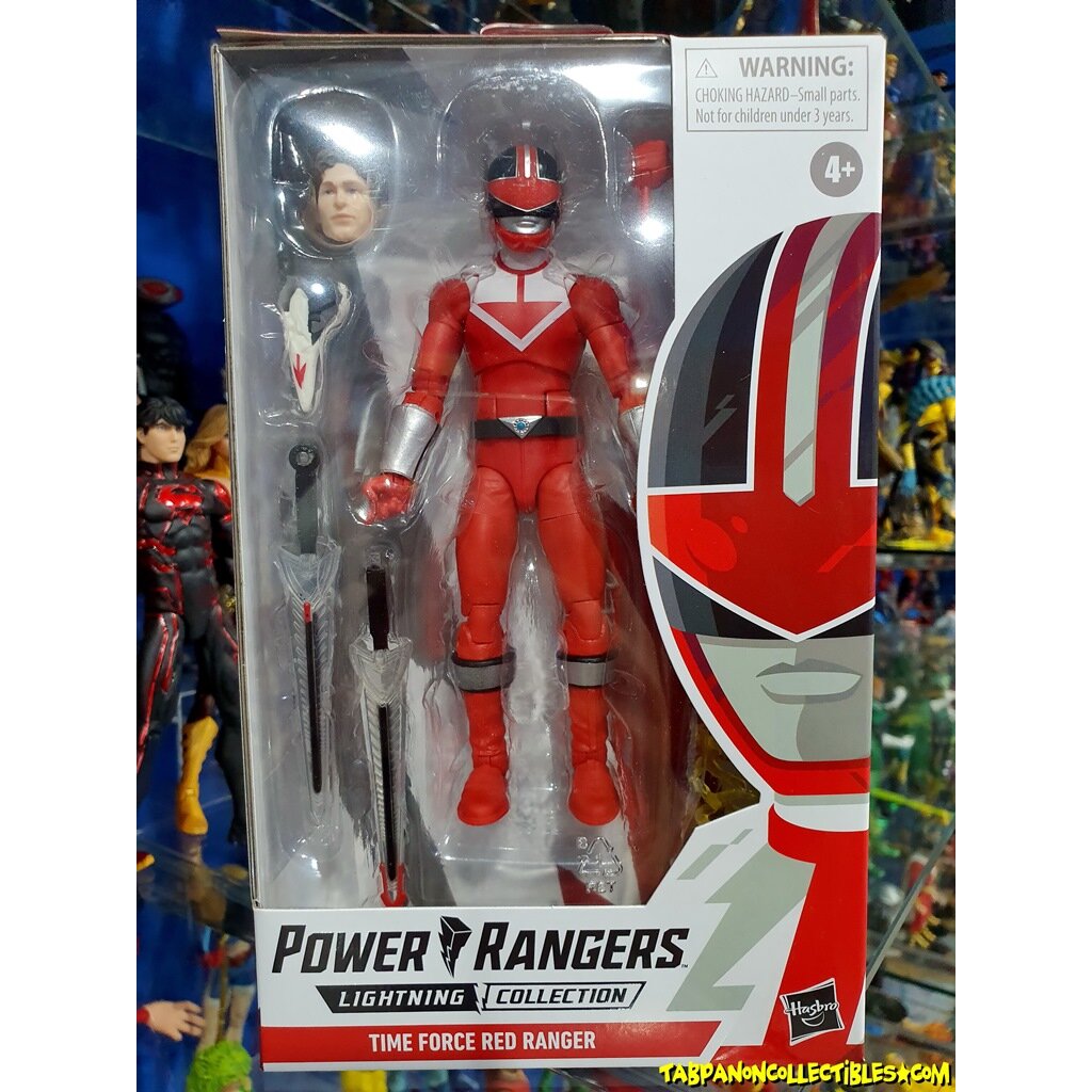 time force red ranger lightning collection