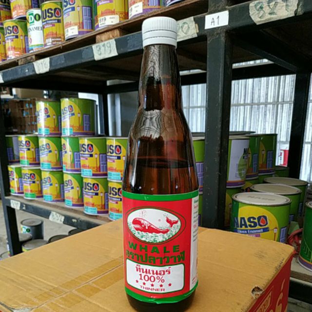 ทินเนอร์ขวดใหญ่ตราปลาวาฬ