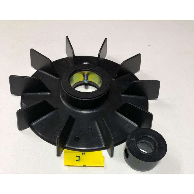 ใบพัดลม 6”,7,”ระบายความร้อนมอเตอร์ไฟฟ้า เลือกขนาดบูช และขนาดของเพลา 15-32 มิลและ36มิล(ใช้กับปั้นน้ำออโตไม่ได้)