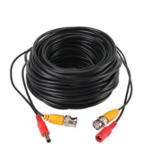 สายกล้องวงจรปิด CCTV cable ยาว 10 เมตร แบบสำเร็จรูปมีหัว BNC &amp; DC