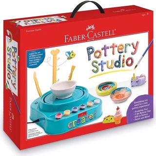 เครื่องปั้นดิน Faber-Castell Pottery Studio - Pottery Wheel Kit for Kids