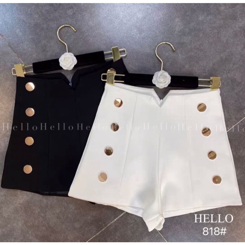 กางเกงขาสั้น เอวสูง #ส่งฟรี⚘ #818อ มีไซส์ s,m,l,xl ขนาดไซส์ อ่านได้ที่ใต้โพสย์
