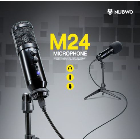 NUBWO New Microphone M24USB ไมโครโฟนรุ่นล่าสุดของNUBWO M24