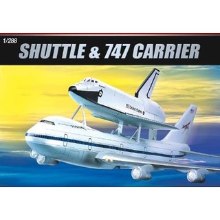 โมเดลประกอบ Academy Model  1/288 AC12708 (1640) SPACE SHUTTLE&amp;NASA TRANSPORT