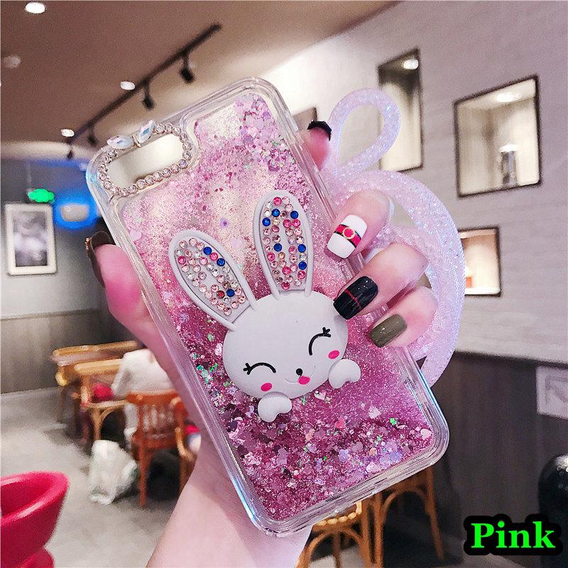 เคสโทรศัพท์ประดับอัญมณีรูปทรงกระต่ายสไตล์เกาหลีสําหรับ Samsung J3 J5 J7 Pro J2 J7 Prime J6 Plus