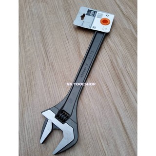 Bahco ประแจเลื่อน ชุบแข็ง สีดำ ขนาด 18 นิ้ว ( No. 8075 ) ( Adjustable Wrench ) กุญแจเลื่อน สินค้าพร้อมส่ง