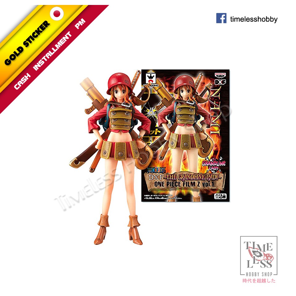 DXF Nami Film Z Figure One Piece Gold Certification Japanese Version One Piece