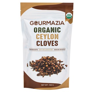 กานพลู Cloves Organic premium grade hand picked whole cloves 100g finest quality. Harvested from a USDA Certified Organi