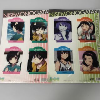 NISEMONOGATARI   Clear Bookmarker Set