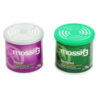 เจลไล่ยุง MOSSIF3 2 ชิ้น/ชุด  HERBAL EXTRACTS MOSQUITO REPELLER GEL MOSSIF3 TWIN PACK