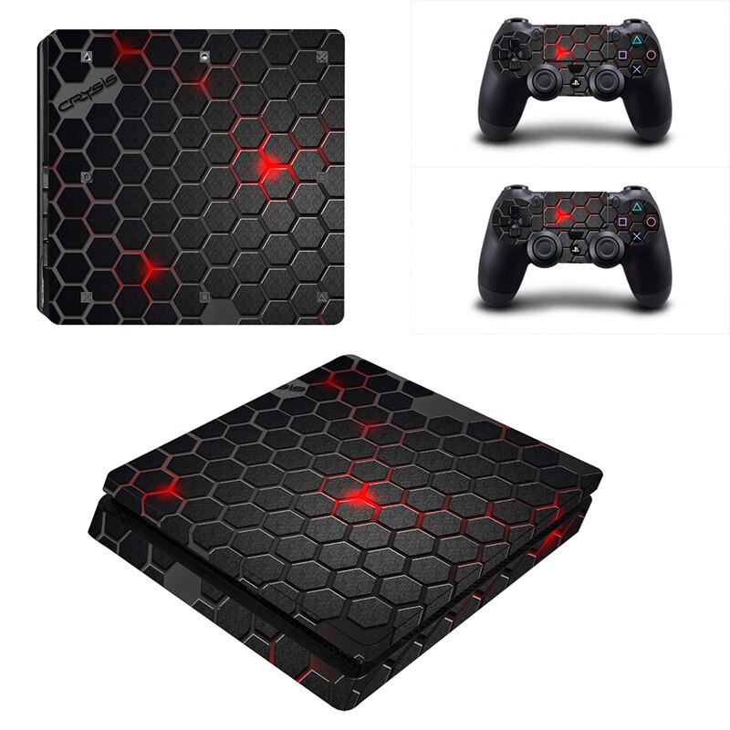 สติกเกอร์ไวนิล แบบบาง อุปกรณ์เสริม สําหรับ PS4 Sony Playstation 4 Slim Console+2 PS4 Slim