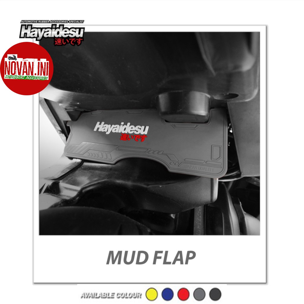 YAMAHA X-RIDE 115 Mud Flap บังโคลนมอเตอร์ไซค์-HAYAIDESU